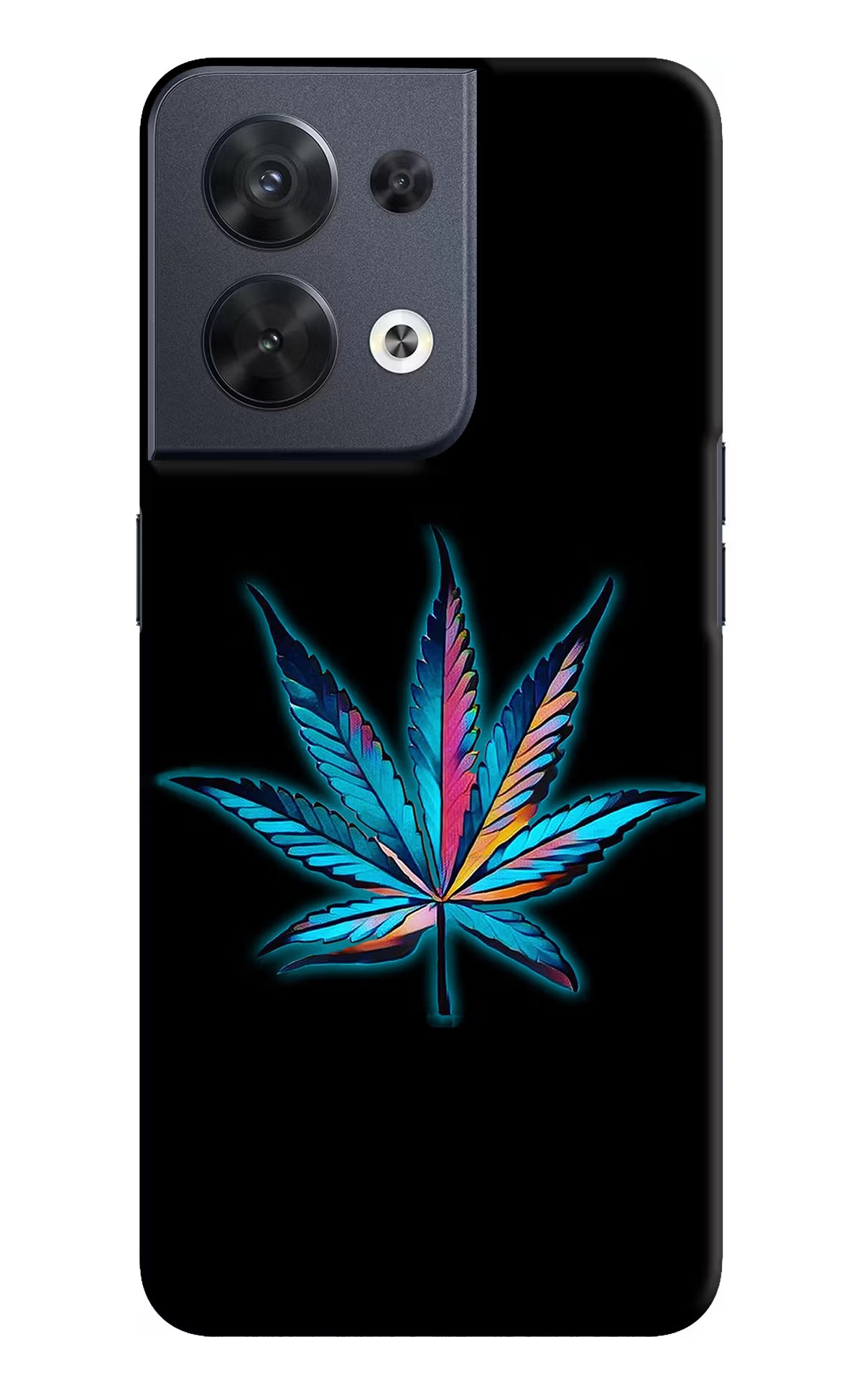Weed Oppo Reno8 Hard Case Back Cover by Casekaro