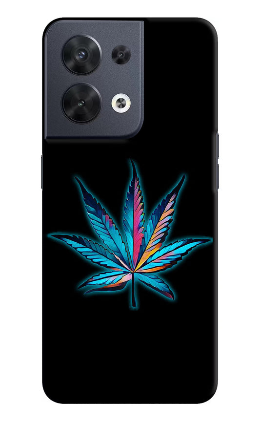 Weed Oppo Reno8 Hard Case Back Cover by Casekaro