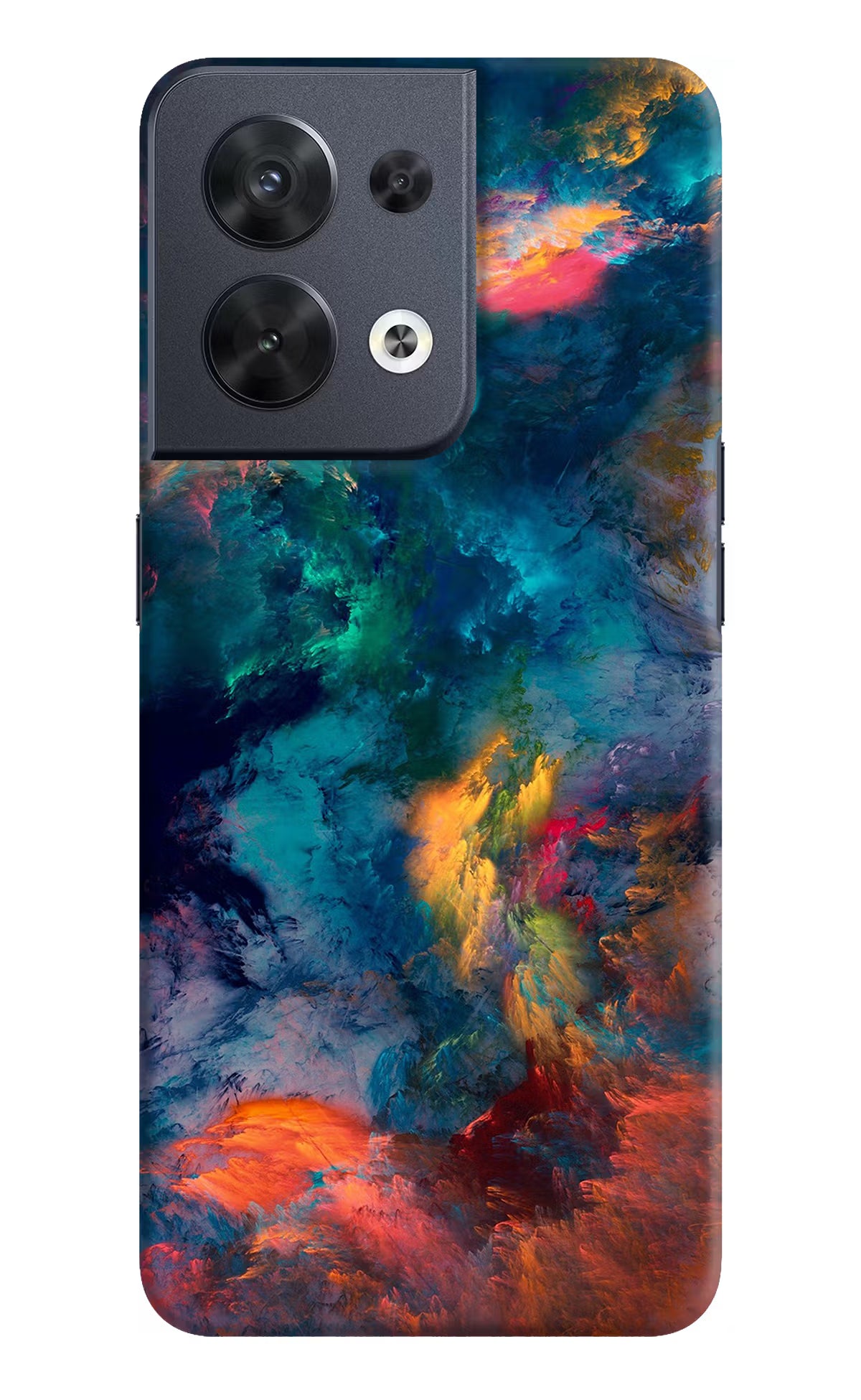 Artwork Paint Oppo Reno8 Hard Case Back Cover by Casekaro
