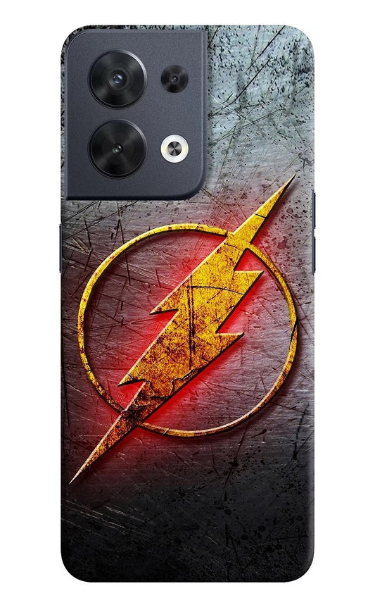 Flash Oppo Reno8 Hard Case Back Cover by Casekaro