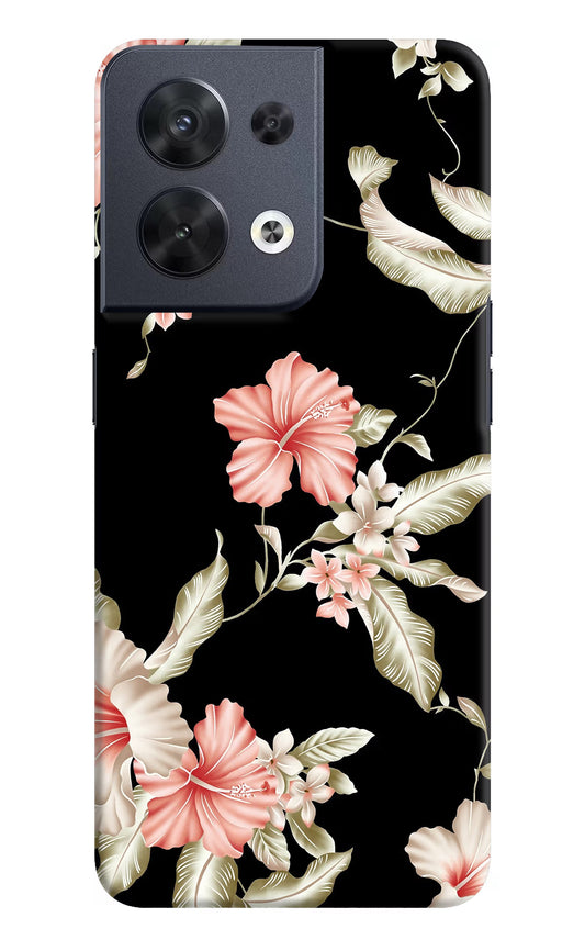 Flowers Oppo Reno8 Hard Case Back Cover by Casekaro