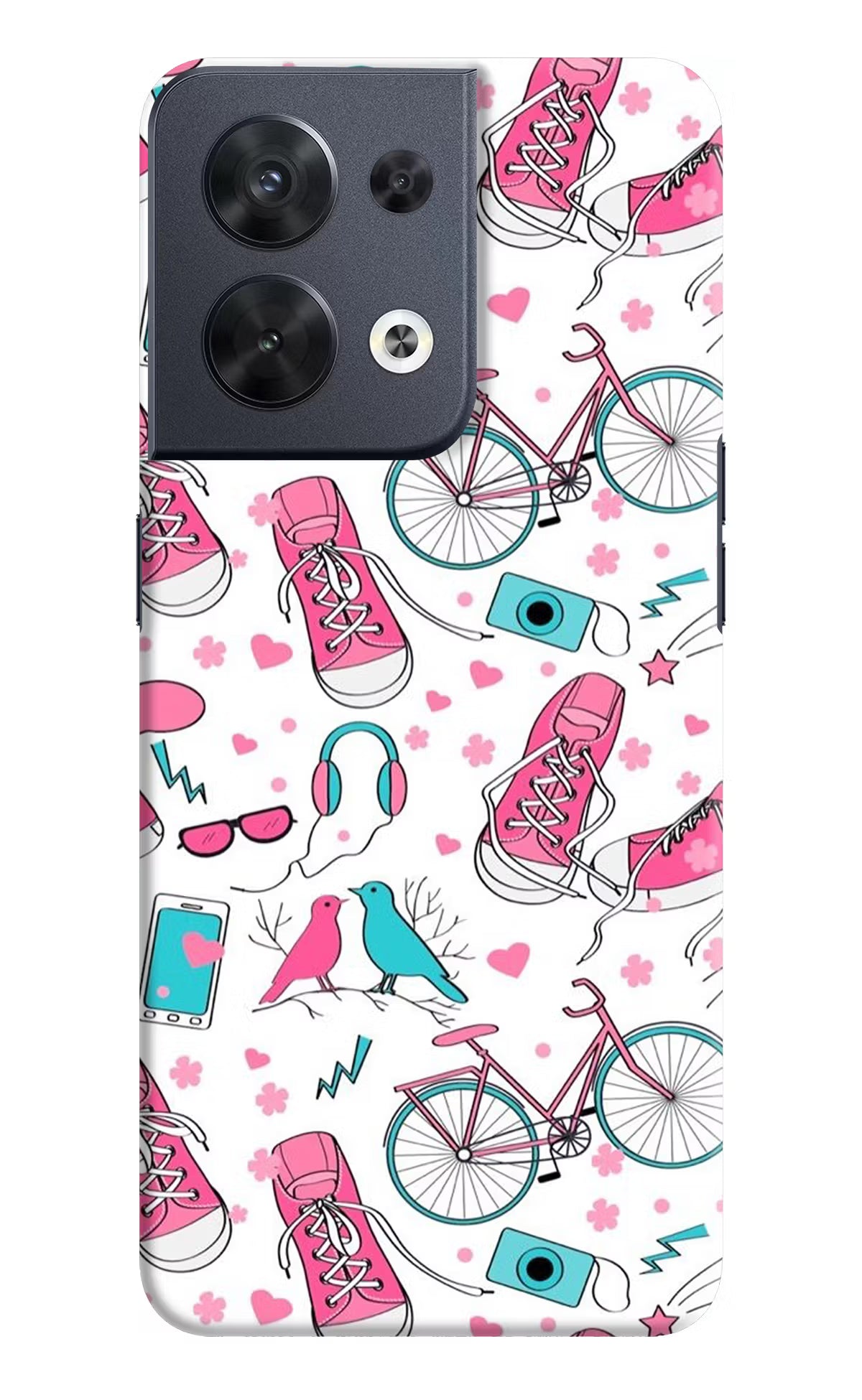 Artwork Oppo Reno8 Hard Case Back Cover by Casekaro