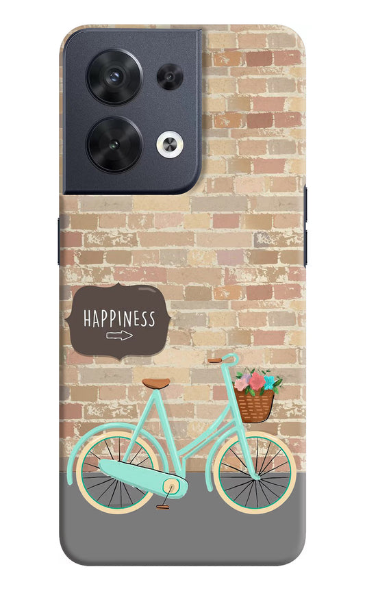 Happiness Artwork Oppo Reno8 Hard Case Back Cover by Casekaro