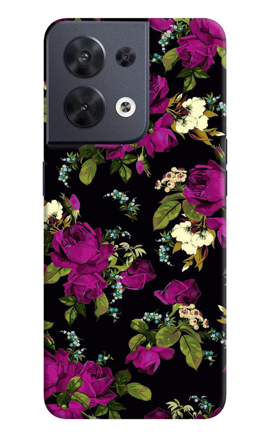 Flowers Oppo Reno8 Hard Case Back Cover by Casekaro