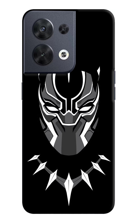 Black Panther Oppo Reno8 Hard Case Back Cover by Casekaro