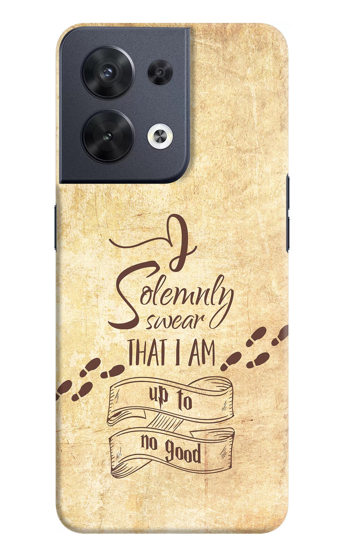 I Solemnly swear that i up to no good Oppo Reno8 Hard Case Back Cover by Casekaro