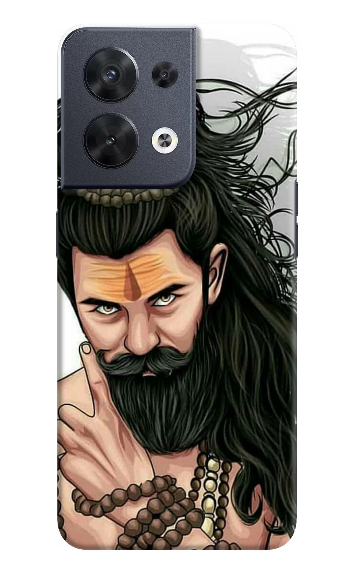 Mahadev Oppo Reno8 Hard Case Back Cover by Casekaro