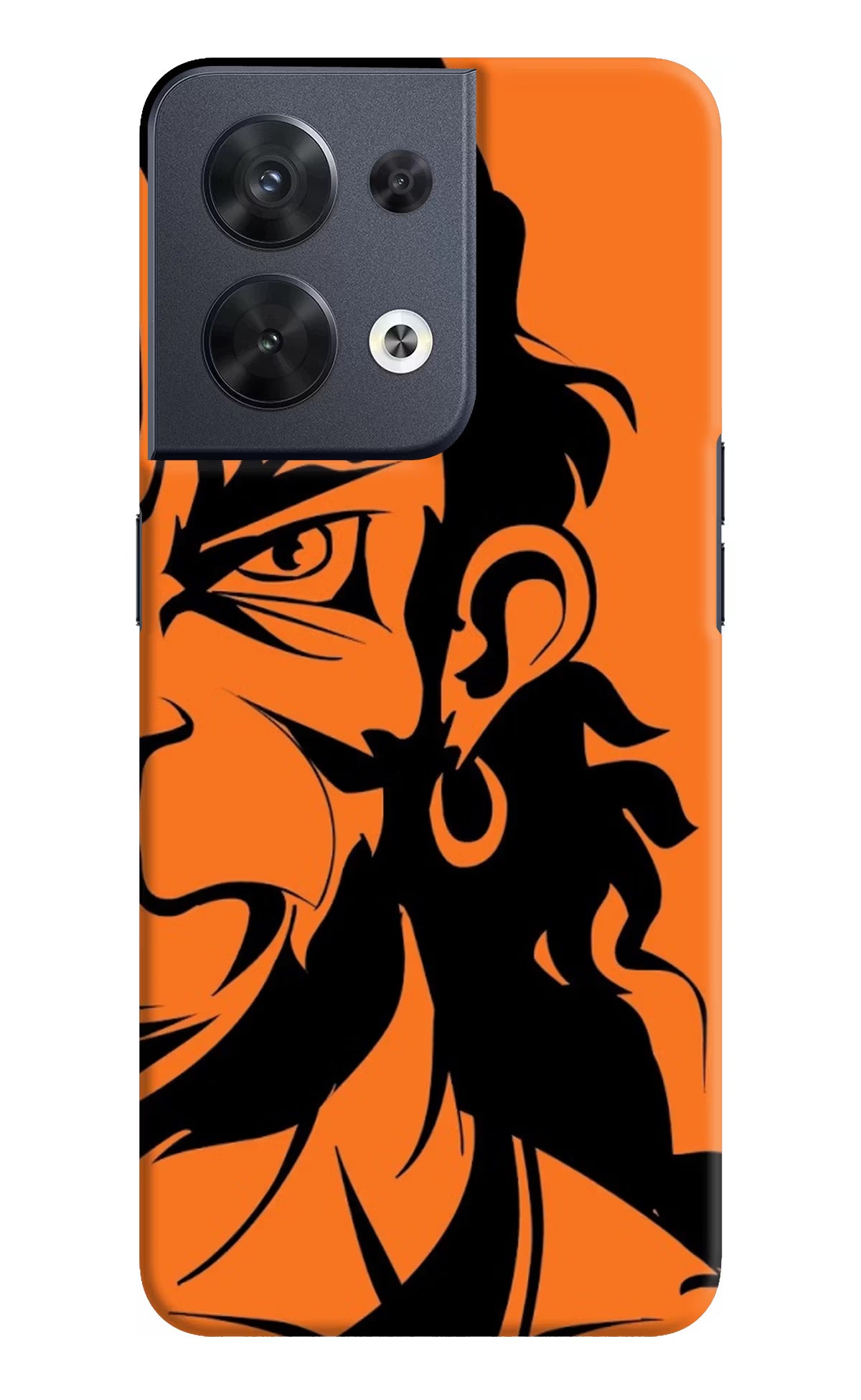 Hanuman Oppo Reno8 Hard Case Back Cover by Casekaro