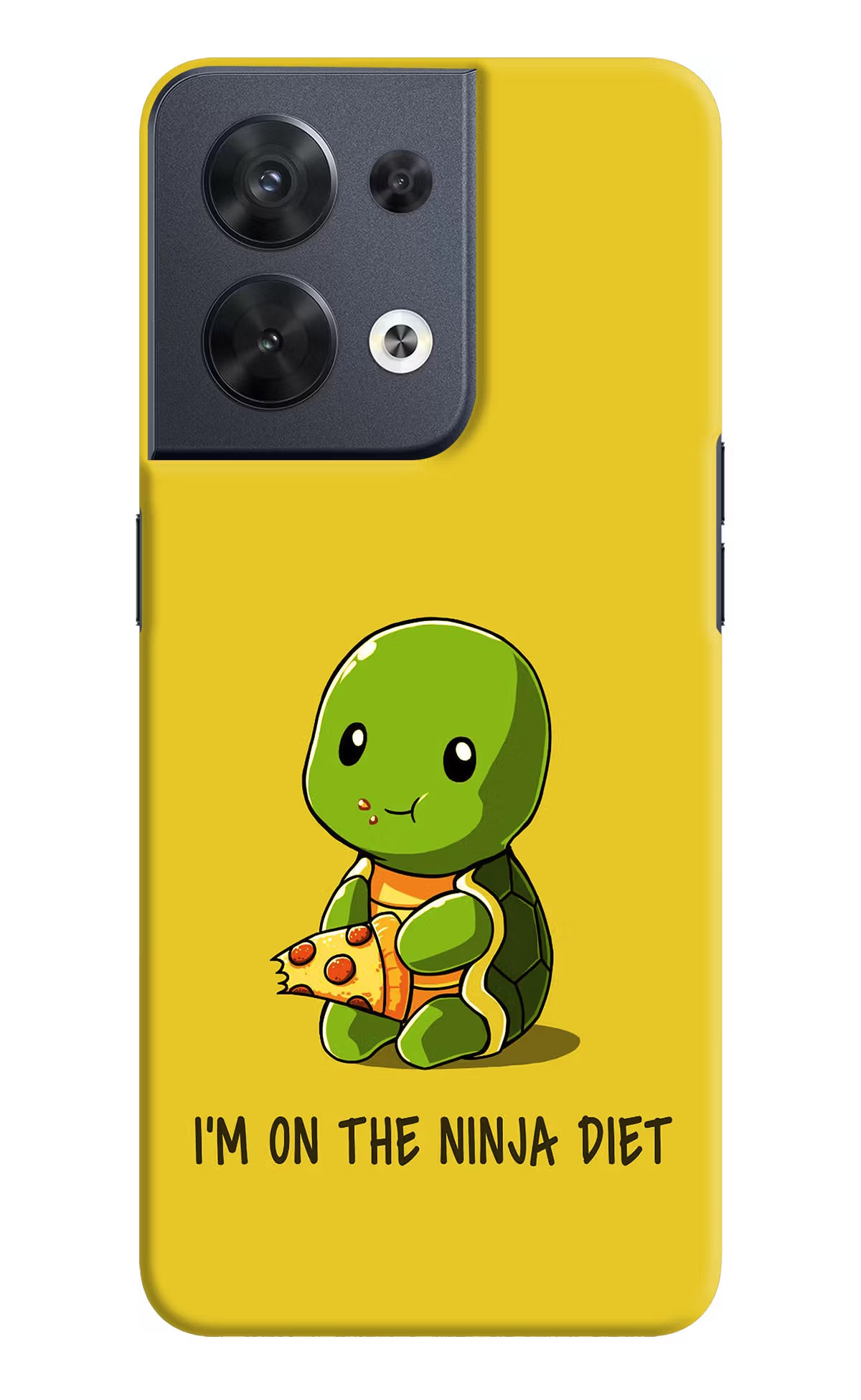 I'm on Ninja Diet Oppo Reno8 Hard Case Back Cover by Casekaro