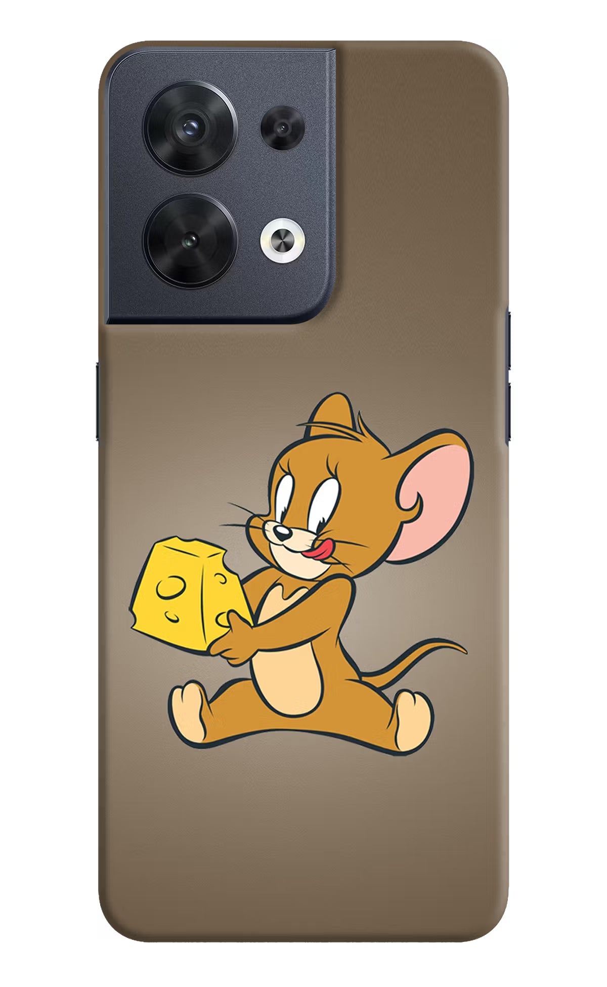 Jerry Oppo Reno8 Hard Case Back Cover by Casekaro