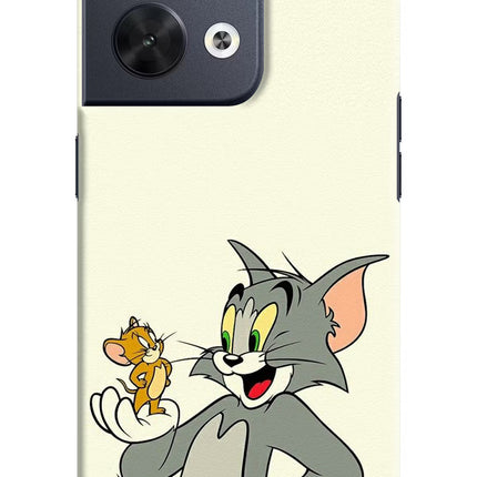 Tom & Jerry Oppo Reno8 Hard Case Back Cover by Casekaro