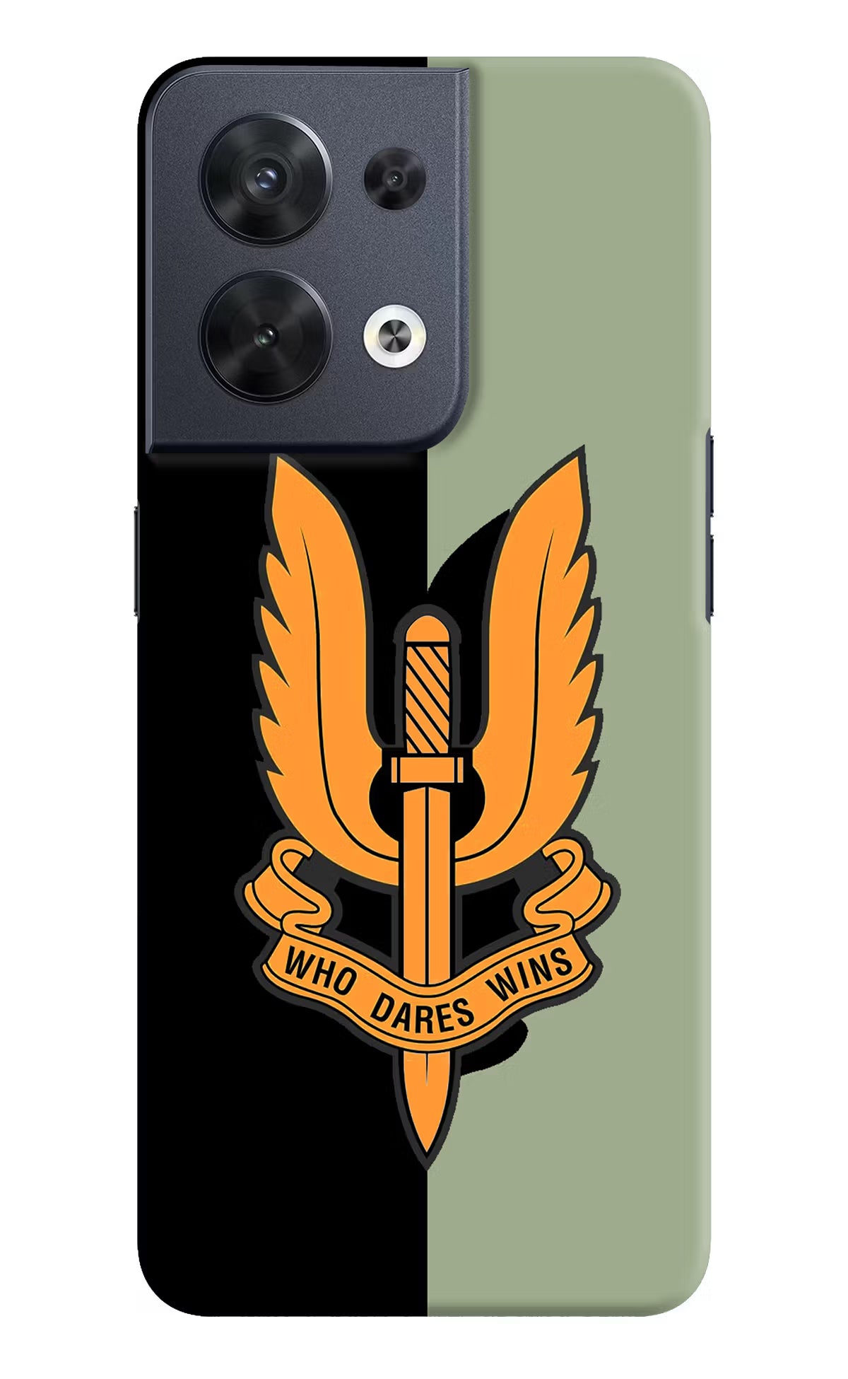Balidan Logo Oppo Reno8 Hard Case Back Cover by Casekaro