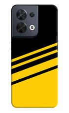 Yellow Shades Oppo Reno8 Hard Case Back Cover by Casekaro
