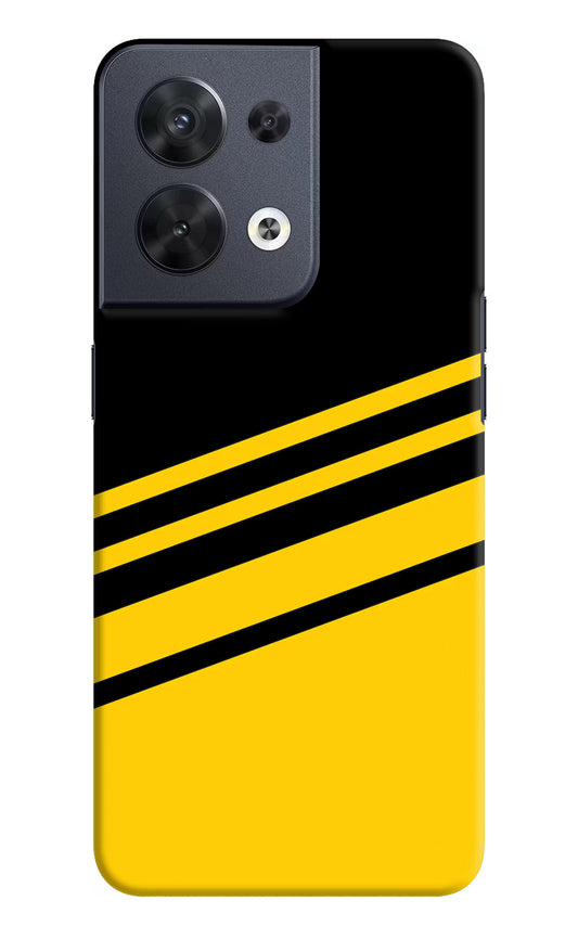 Yellow Shades Oppo Reno8 Hard Case Back Cover by Casekaro
