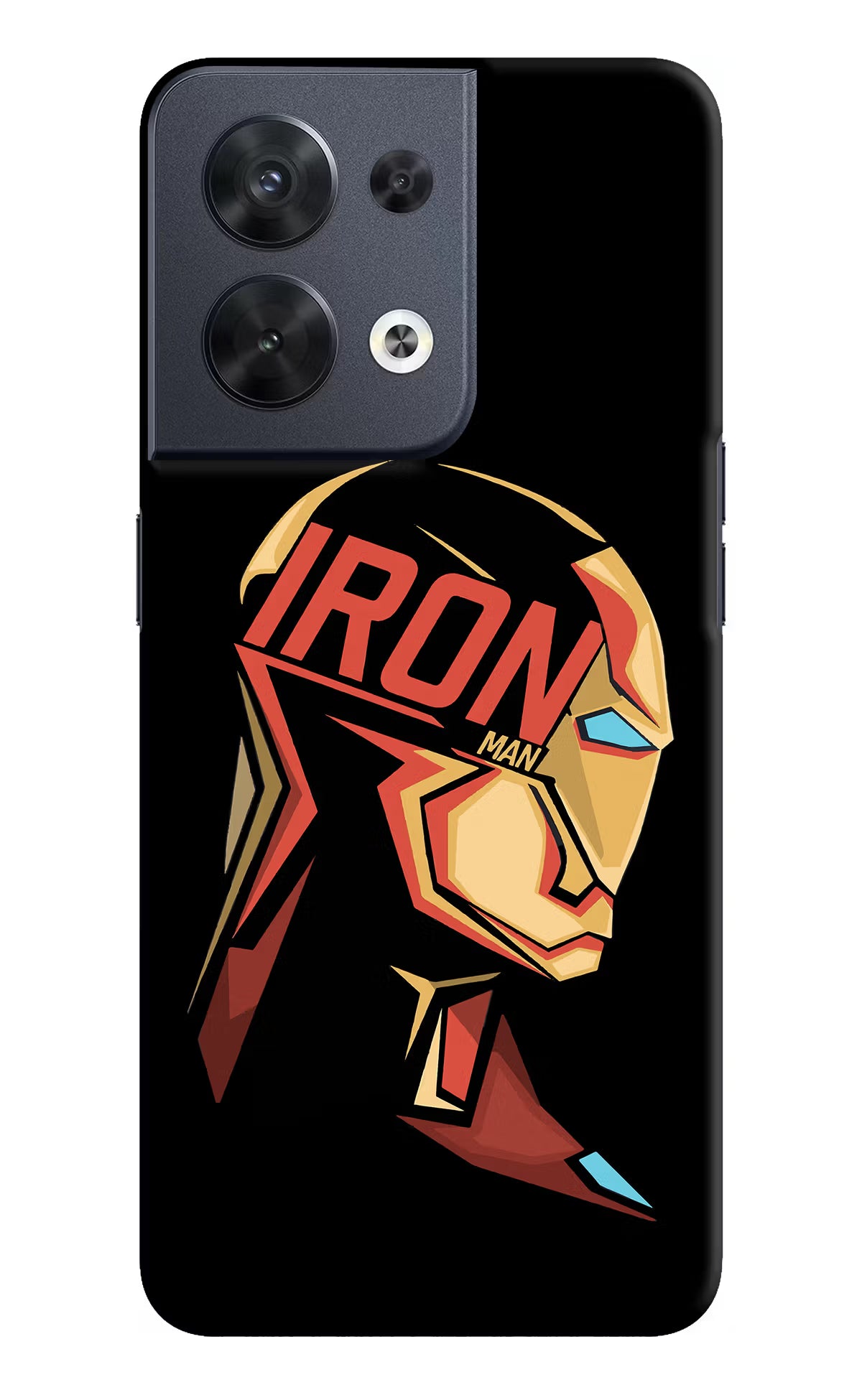 IronMan Oppo Reno8 Hard Case Back Cover by Casekaro
