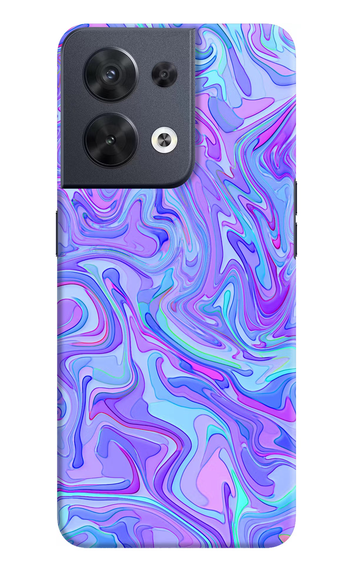 Glitter Oppo Reno8 Hard Case Back Cover by Casekaro