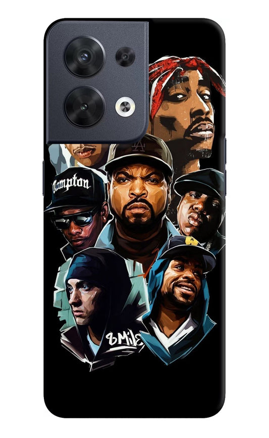 Rappers Oppo Reno8 Hard Case Back Cover by Casekaro