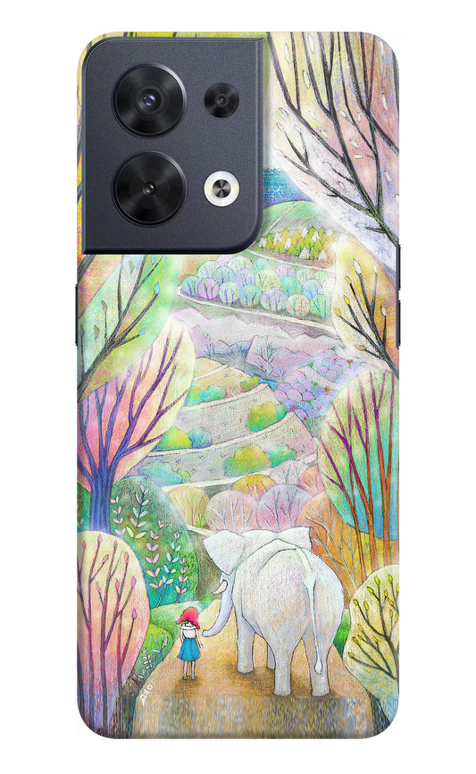 Nature Painting Oppo Reno8 Hard Case Back Cover by Casekaro