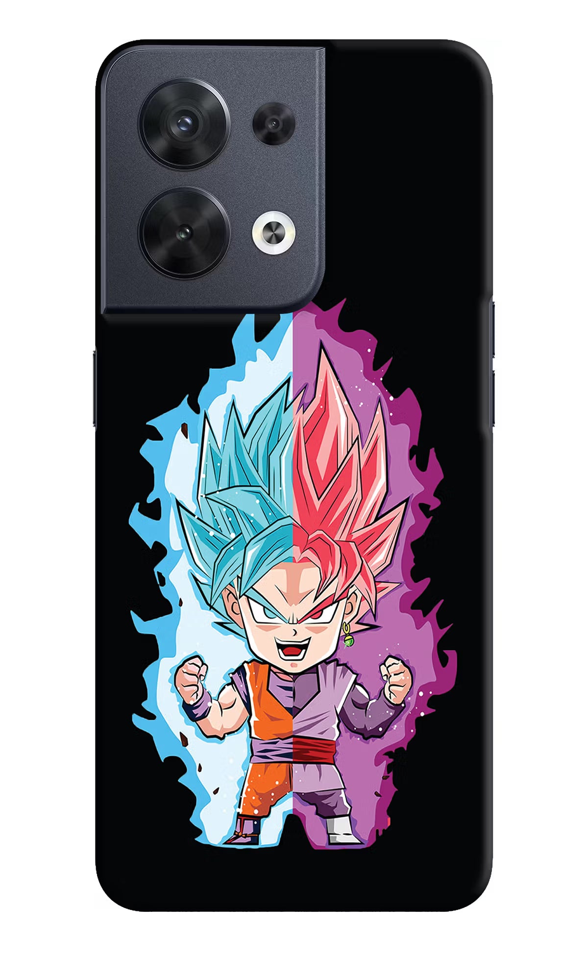 Chota Goku Oppo Reno8 Hard Case Back Cover by Casekaro