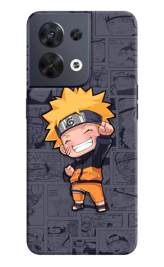 Chota Naruto Oppo Reno8 Hard Case Back Cover by Casekaro