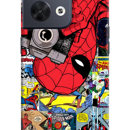 Spider Man Oppo Reno8 Hard Case Back Cover by Casekaro