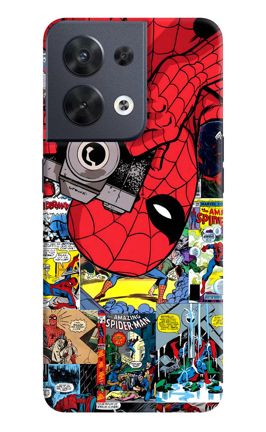 Spider Man Oppo Reno8 Hard Case Back Cover by Casekaro