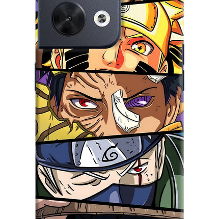 Naruto Character Oppo Reno8 Hard Case Back Cover by Casekaro