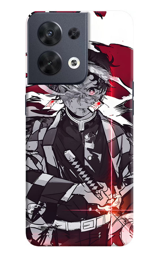 Demon Slayer Oppo Reno8 Hard Case Back Cover by Casekaro