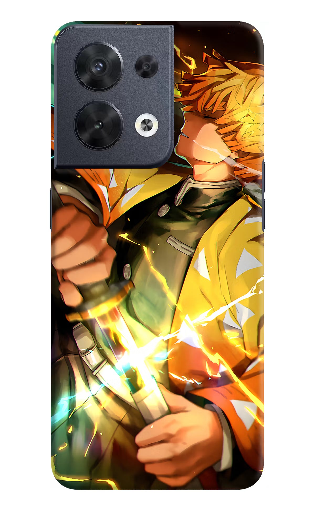 Demon Slayer Oppo Reno8 Hard Case Back Cover by Casekaro