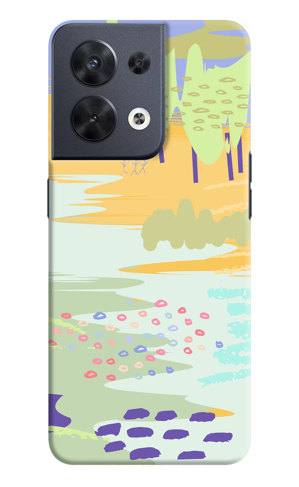 Scenery Oppo Reno8 Hard Case Back Cover by Casekaro