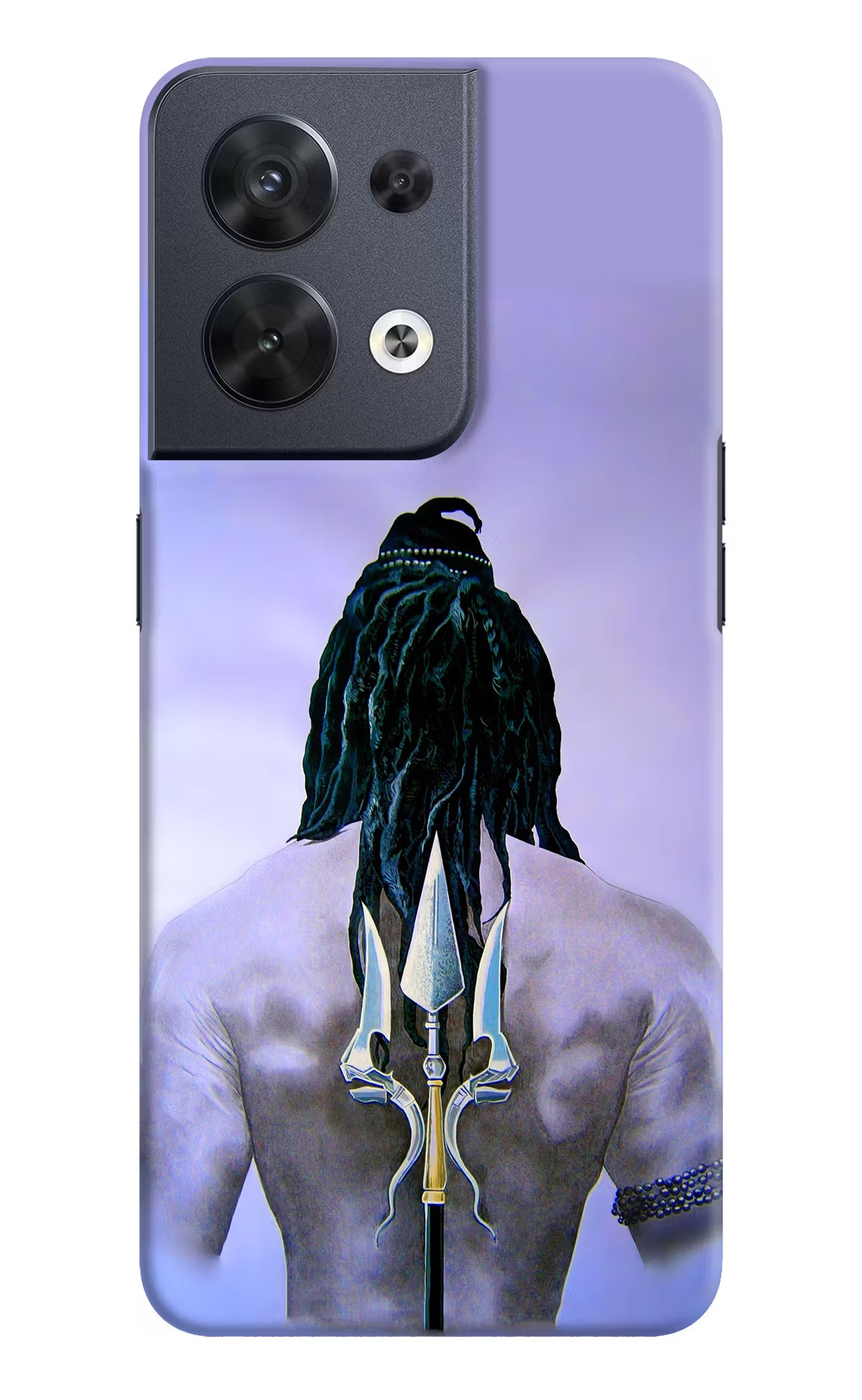 Shiva Oppo Reno8 Hard Case Back Cover by Casekaro