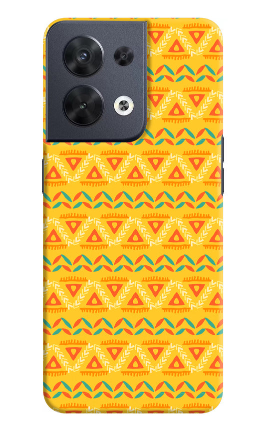 Tribal Pattern Oppo Reno8 Hard Case Back Cover by Casekaro
