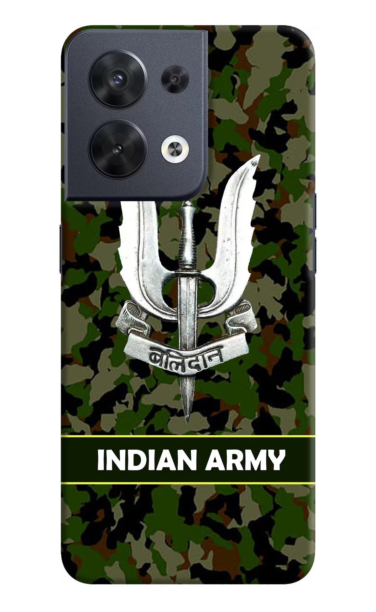 Balidan Indian Logo Oppo Reno8 Hard Case Back Cover by Casekaro