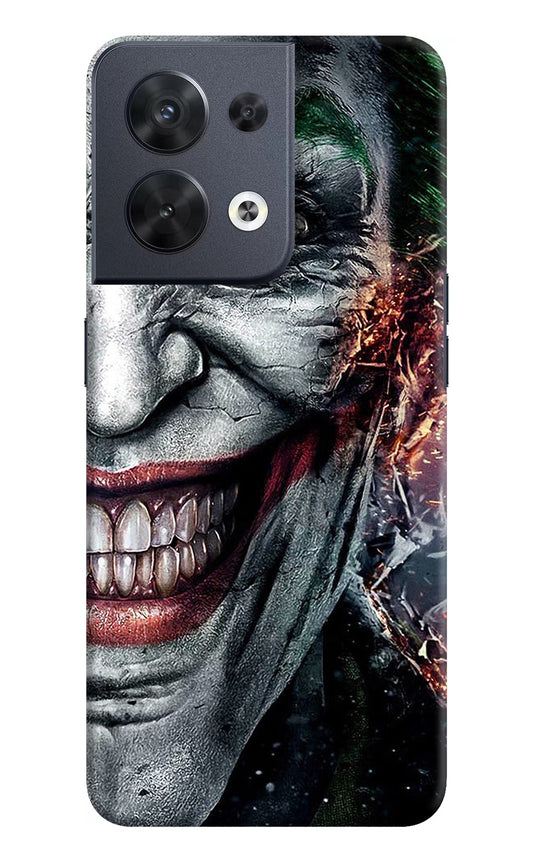 Joker Cam Oppo Reno8 Hard Case Back Cover by Casekaro