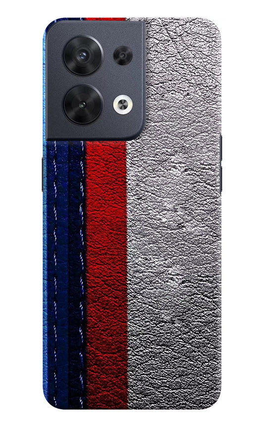 BMW Stripes Oppo Reno8 Hard Case Back Cover by Casekaro