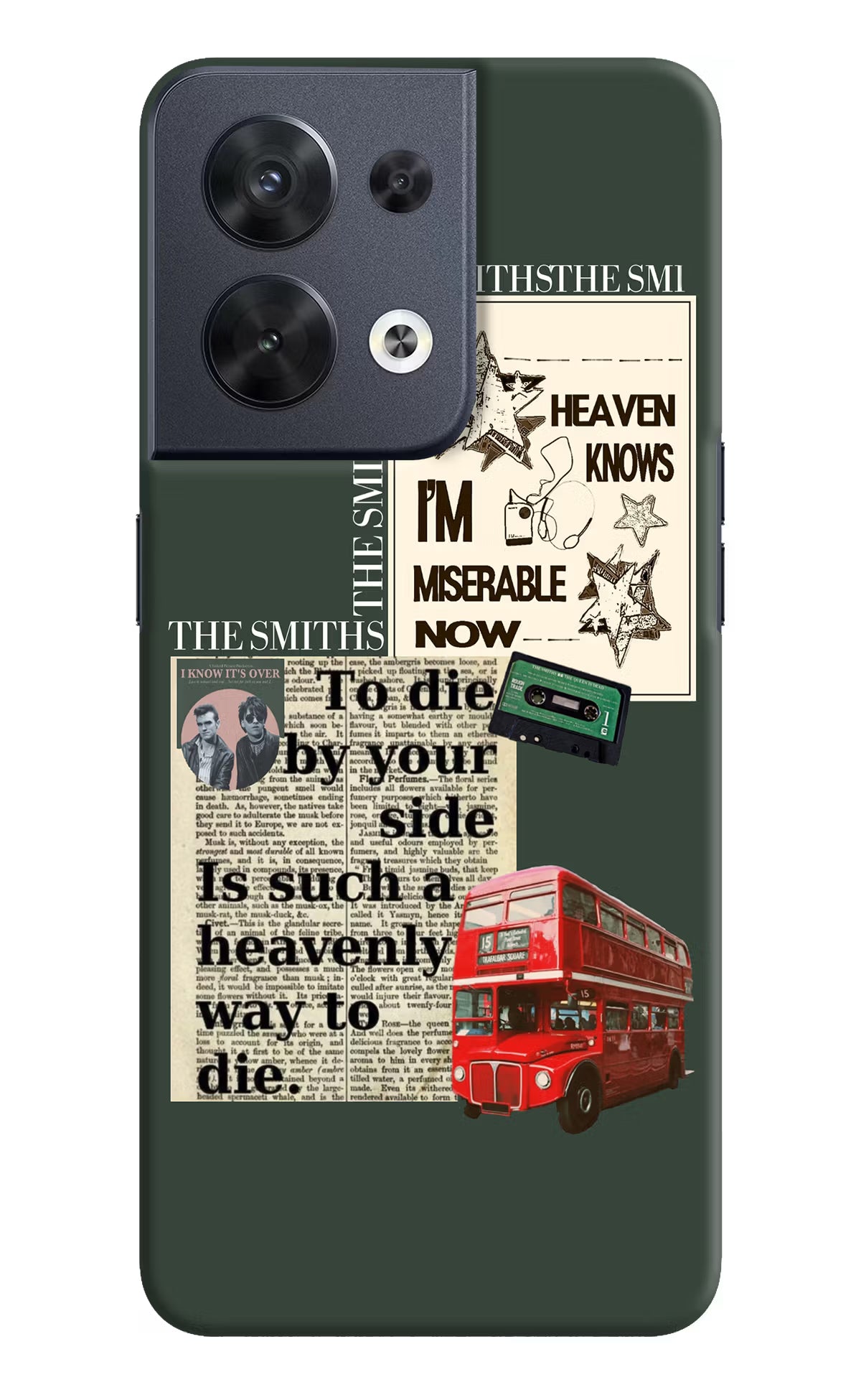 The Smiths Oppo Reno8 Hard Case Back Cover by Casekaro