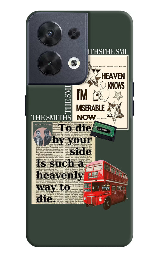 The Smiths Oppo Reno8 Hard Case Back Cover by Casekaro