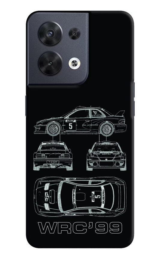 WRC'99 Oppo Reno8 Hard Case Back Cover by Casekaro