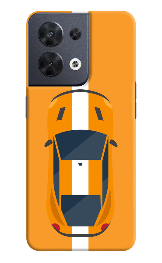 Highway Pursuit Oppo Reno8 Hard Case Back Cover by Casekaro