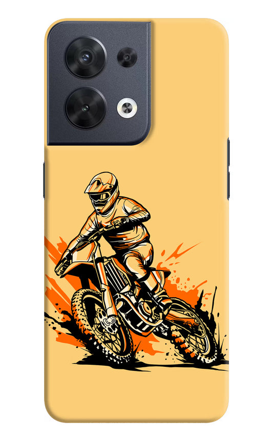 Off-Road Fury Oppo Reno8 Hard Case Back Cover by Casekaro