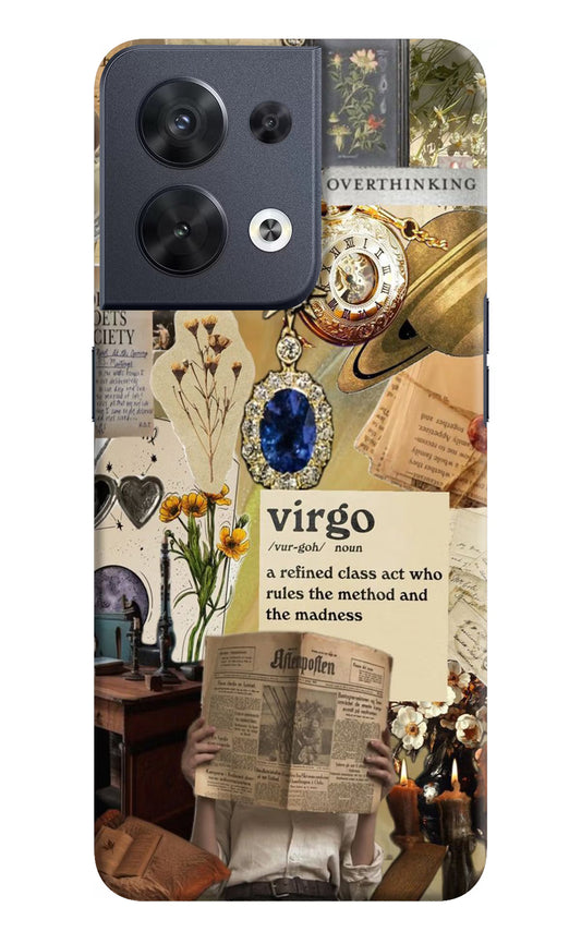 Virgo Zodiac Oppo Reno8 Hard Case Back Cover by Casekaro