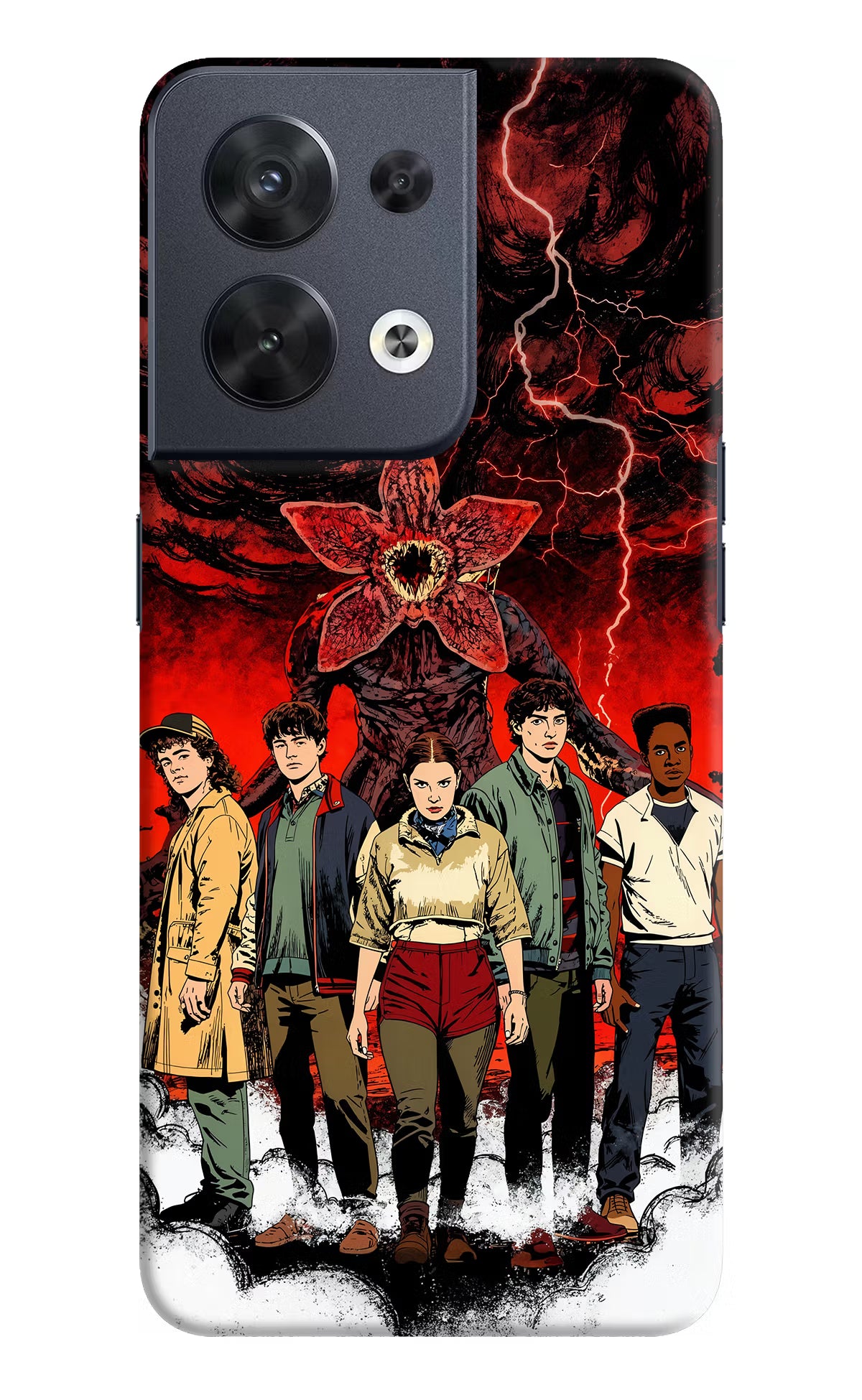 Ordinary Things Characters Oppo Reno8 Hard Case Back Cover by Casekaro