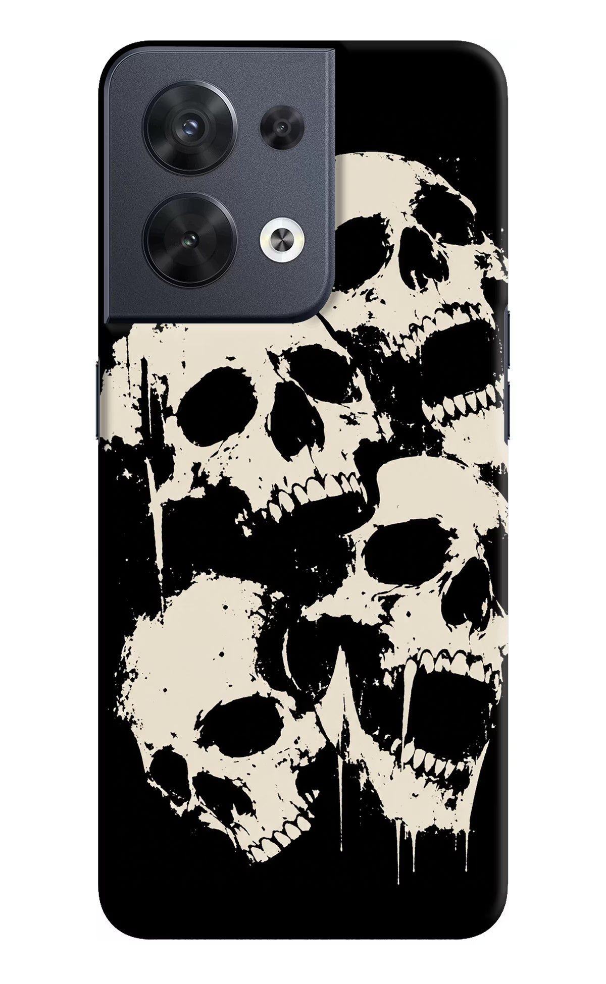 Dead Stack Oppo Reno8 Hard Case Back Cover by Casekaro