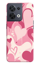Hearty case Oppo Reno8 Hard Case Back Cover by Casekaro