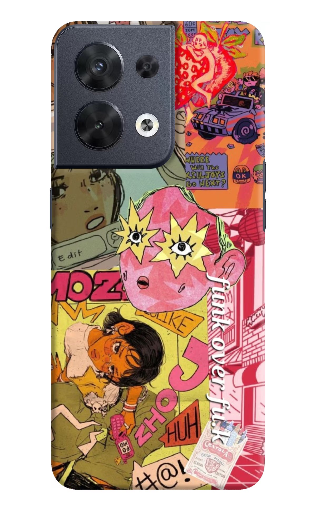 Funkover Oppo Reno8 Back Cover