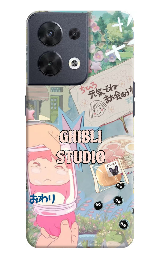 Studio Ghibli Oppo Reno8 Back Cover