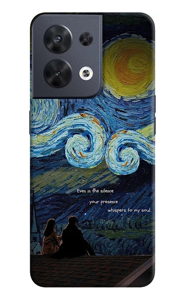 Softcore Oppo Reno8 Hard Case Back Cover by Casekaro