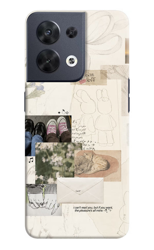 Soft Aesthetic Oppo Reno8 Back Cover