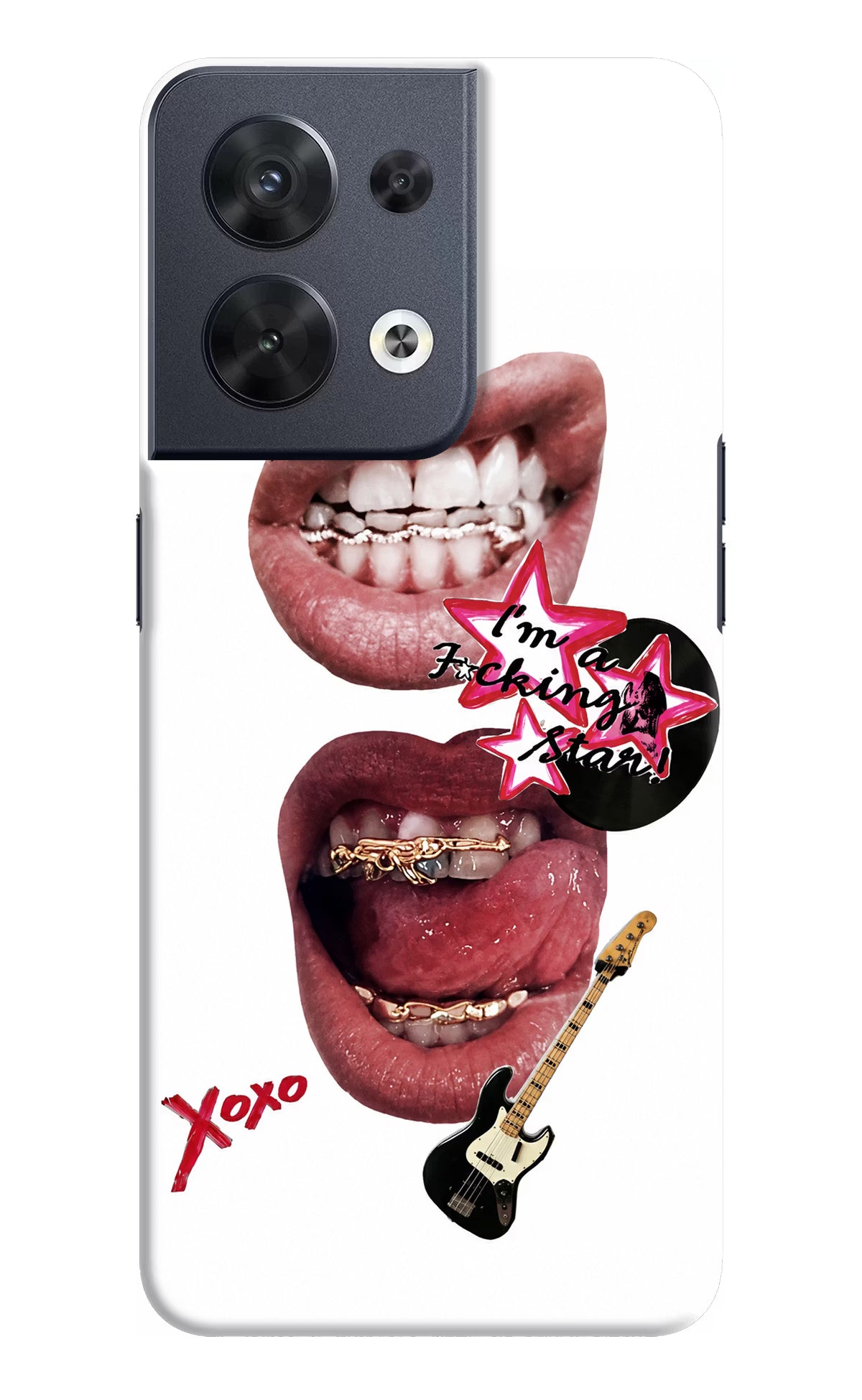 Rockstar Oppo Reno8 Back Cover