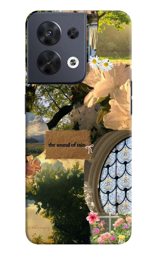 Rain Oppo Reno8 Back Cover
